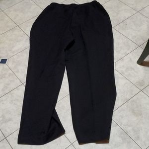Alfred Dunner black polyester pants size 14